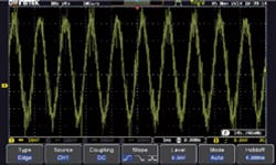 Unfiltered Waveform with Noise Interference