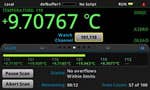 Quickly and easily monitor the status of a test using the DAQ6510 scan status screen