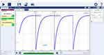 KickStart allows you to display data in both graphical and tabular formats; mouse over the data in the graph to see exact values or use cursors to view detail on multiple data series at once