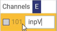 Create personalized labels for each channel of your data logging switch card