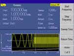 Frequency ranges from 1 μHz to 20 MHz and supports wide range of amplifier and filter testing applications