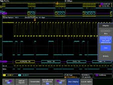 I<sup>2</sup>C bus setup, showing selection of bus display modes