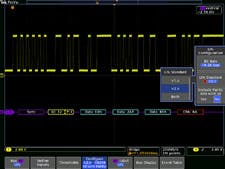 LIN bus setup, showing source configuration options for LIN bus